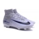 Nike Mercurial Superfly V FG ACC Nuove Scarpa da Calcetto Bianco Nero