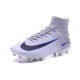 Nike Mercurial Superfly V FG ACC Nuove Scarpa da Calcetto Bianco Nero