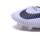 Nike Mercurial Superfly V FG ACC Nuove Scarpa da Calcetto Bianco Nero