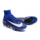 Nike Mercurial Superfly V FG ACC Nuove Scarpa da Calcetto Blu Bianco