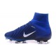 Nike Mercurial Superfly V FG ACC Nuove Scarpa da Calcetto Blu Bianco