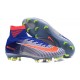 Nike Mercurial Superfly V FG ACC Nuove Spark Brilliance Scarpa da Calcetto Bianco Blu Arancio