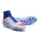 Scarpette da Calcio Nike HyperVenom Phantom 2 FG ACC Bianco Rosso Blu