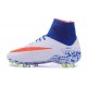 Scarpette da Calcio Nike HyperVenom Phantom 2 FG ACC Bianco Rosso Blu