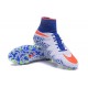 Scarpette da Calcio Nike HyperVenom Phantom 2 FG ACC Bianco Rosso Blu