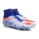 Scarpette da Calcio Nike HyperVenom Phantom 2 FG ACC Bianco Rosso Blu