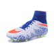 Scarpette da Calcio Nike HyperVenom Phantom 2 FG ACC Bianco Rosso Blu