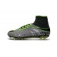 Scarpette da Calcio Nike HyperVenom Phantom 2 FG ACC Nero Grigio