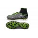 Scarpette da Calcio Nike HyperVenom Phantom 2 FG ACC Nero Grigio