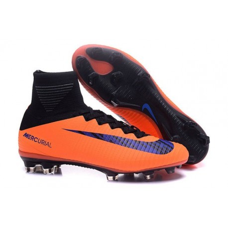 Scarpe da Calcio 2016 Nike Mercurial Superfly V FG ACC Arancio Viola