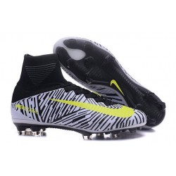 Scarpe da Calcio 2016 Nike Mercurial Superfly V FG ACC Bianco Nero Giallo