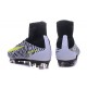 Scarpe da Calcio 2016 Nike Mercurial Superfly V FG ACC Bianco Nero Giallo