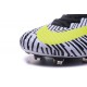 Scarpe da Calcio 2016 Nike Mercurial Superfly V FG ACC Bianco Nero Giallo