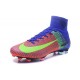 Nike Mercurial Superfly 5 FG Scarpa Uomo Blu Verde Arancio