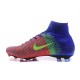 Nike Mercurial Superfly 5 FG Scarpa Uomo Blu Verde Arancio