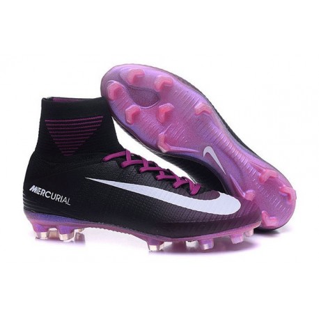 Nike Mercurial Superfly 5 FG Scarpa Uomo Viola Nero Bianco