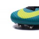 Nike Mercurial Superfly 5 FG Scarpa Uomo Blu Giallo