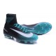 Nike Mercurial Superfly 5 FG Scarpa Uomo Nero Blu Bianco