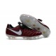 Nike Scarpette da Calcio 2016 Tiempo Legend 6 Tech Craft FG Rosso Bianco