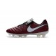 Nike Scarpette da Calcio 2016 Tiempo Legend 6 Tech Craft FG Rosso Bianco