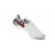 Nike Scarpette da Calcio 2016 Tiempo Legend 6 Tech Craft FG Bianco Rosso