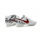 Nike Scarpette da Calcio 2016 Tiempo Legend 6 Tech Craft FG Bianco Rosso