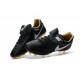 Nike Scarpette da Calcio 2016 Tiempo Legend 6 Tech Craft FG Nero Bianco Oro