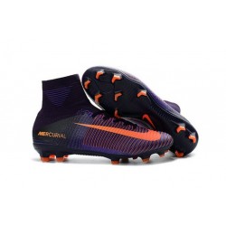 Nike Mercurial Superfly 5 FG Scarpa Uomo Viola Arancio