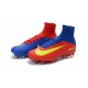 Nike Mercurial Superfly 5 FG Scarpa Uomo Rosso Blu Giallo