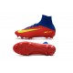 Nike Mercurial Superfly 5 FG Scarpa Uomo Rosso Blu Giallo