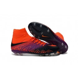 Nike Hypervenom Phantom II FG - Chaussures de Football Rossa Viola Nero