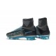 Nike Mercurial Superfly V FG Nuovo Scarpa da Calcio Uomo Grigio Nero Blu