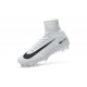 Nike Mercurial Superfly V FG Nuovo Scarpa da Calcio Uomo Bianco Nero