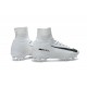 Nike Mercurial Superfly V FG Nuovo Scarpa da Calcio Uomo Bianco Nero