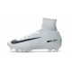 Nike Mercurial Superfly V FG Nuovo Scarpa da Calcio Uomo Bianco Nero