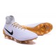 Nuovo Nike Scarpa da Calcio Magista Obra 2 FG Bianco Oro Nero