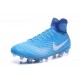 Nuovo Nike Scarpa da Calcio Magista Obra 2 FG Blu Bianco