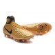 Nuovo Nike Scarpa da Calcio Magista Obra 2 FG Oro Nero