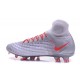 Nike Magista Obra II FG ACC Scarpe da Calcio Uomo Bianco Arancio