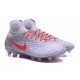 Nike Magista Obra II FG ACC Scarpe da Calcio Uomo Bianco Arancio