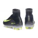 Nike Mercurial Superfly V CR7 FG Nuovo Scarpa da Calcio Uomo Nero Verde