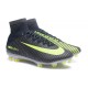 Nike Mercurial Superfly V CR7 FG Nuovo Scarpa da Calcio Uomo Nero Verde