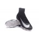 Nike Mercurial Superfly V FG Nuovo Scarpa da Calcio Uomo Nero Metallico