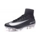 Nike Mercurial Superfly V FG Nuovo Scarpa da Calcio Uomo Nero Metallico