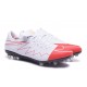 Scarpini Calcio Wayne Rooney Nike Hypervenom Phinish FG Bianco Rosso