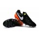 Nike Tiempo Legend VI FG Pelle Scarpe Calcio Nero Arancio