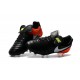 Nike Tiempo Legend VI FG Pelle Scarpe Calcio Nero Arancio