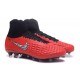 Nike Magista Obra II FG ACC Scarpe da Calcio Uomo Rosso Nero