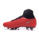 Nike Magista Obra II FG ACC Scarpe da Calcio Uomo Rosso Nero