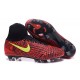 Scarpa Calcio Nuovo Nike Magista Obra 2 FG Rosso Nero Giallo